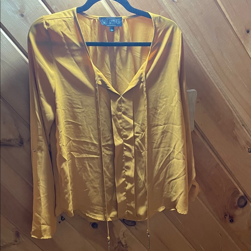 Dark Yellow Blouse